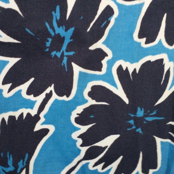 J. Crew Blue White Floral Chino Pants Women’s Size 0 Skimmer Slim Ankle - Picture 7 of 8